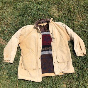 Vintage Woolrich Blanket Lined Chore Coat Size L